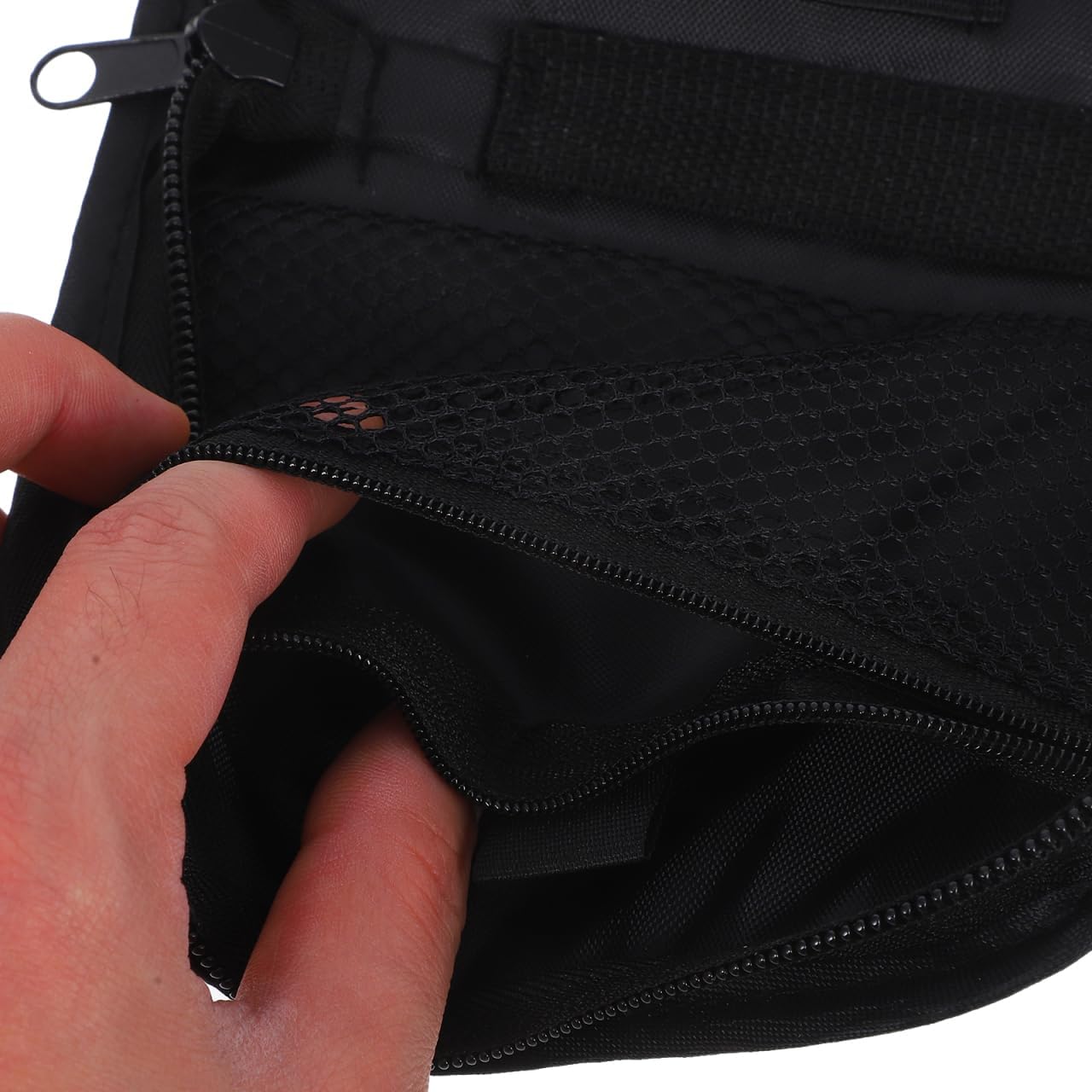 OUNONA Tragbare Aufbewahrungstasche für Blutzuckermessgeräte für Diabetiker, Organizer, Reisetasche, stoßfest, kompakt, Schwarz, 6,10 x 4,53 x 1,38 Zoll – Bild 9