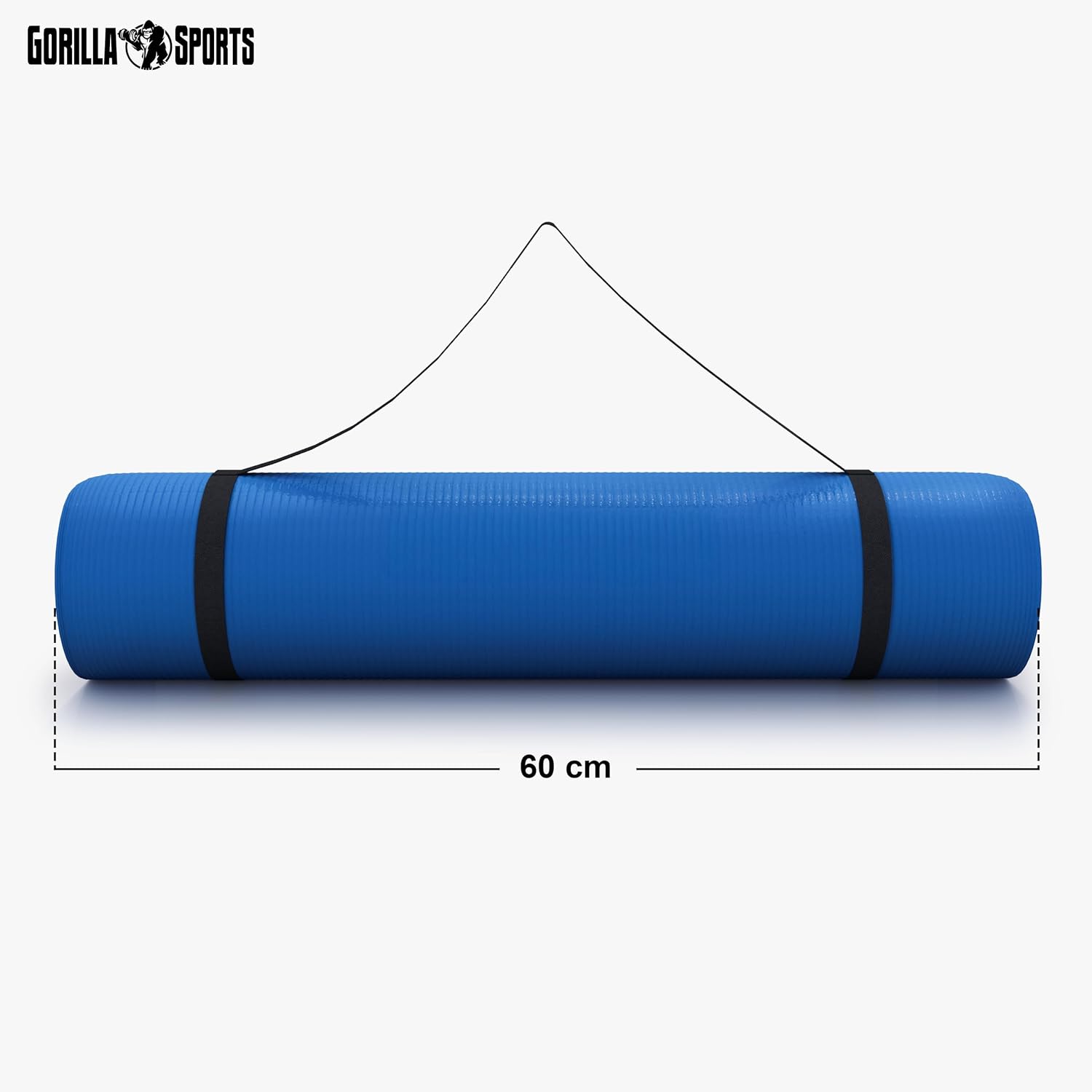 Gorilla Sports® Extradünne Yogamatte, 190 x 60 x 1,5 cm / 190 x 100 x 1,5 cm, rutschfest und phthalatfrei, Gymnastikmatte für Fitness, Yoga und Pilates, in 13 Farben – Bild 4