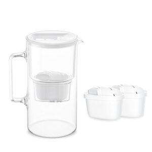 Wessper Wasserfilterkrug Glas 3 L, ...