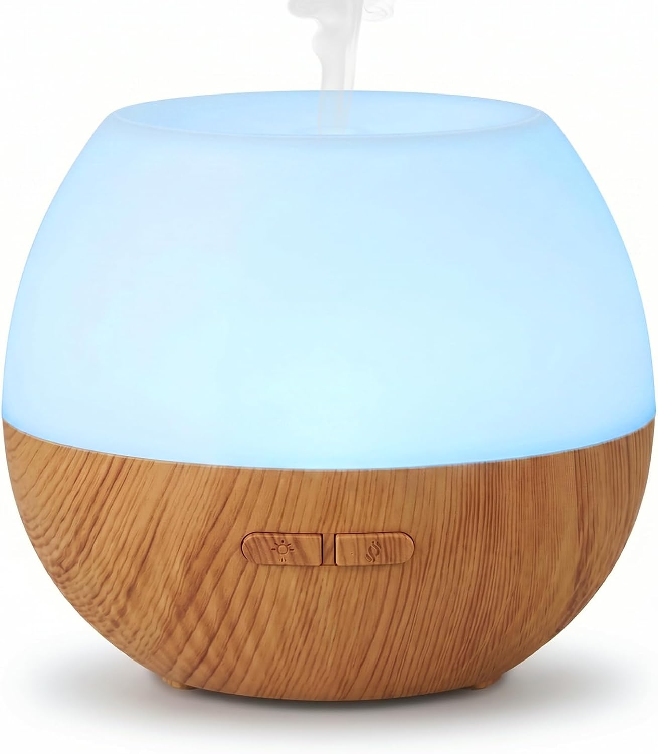 AESHORY 100 ml Aromadiffusor, Ultraschall-Luftbefeuchter, Aromatherapie-Diffusor für ätherische Öle, 7 farbige LED-Lichter, 2 Nebelmodi