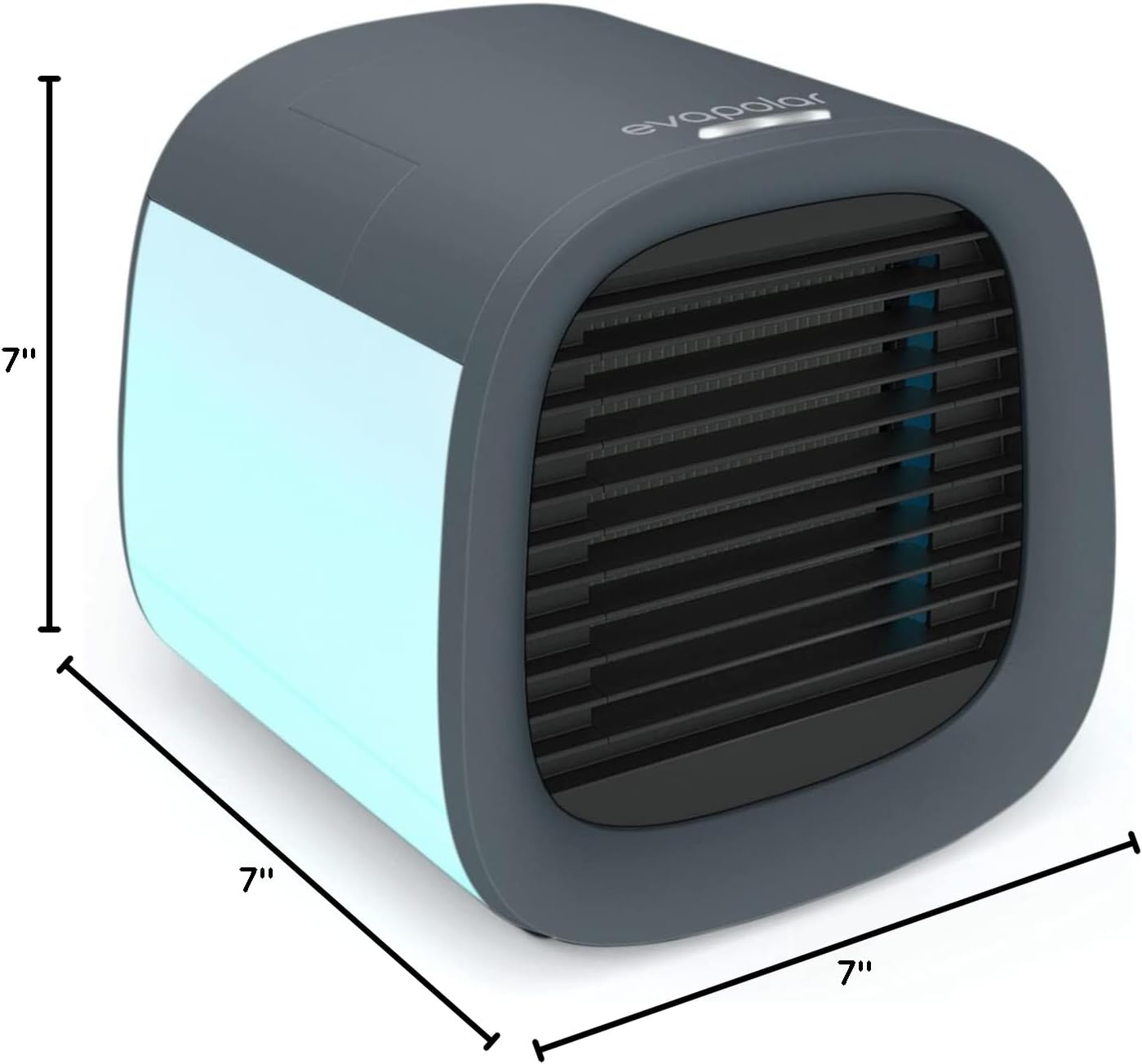Evapolar evaCHILL Luftkühler und Luftbefeuchter, leise und tragbar, Kühler für Zuhause, Büro, Camping, Reisen, USB-Anschluss für einfachen Anschluss und integriertes LED-Nachtlicht, Grau – Bild 7