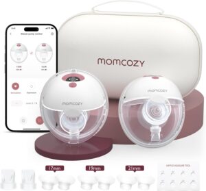 Momcozy M5 Smart Milchpumpe, elektr...