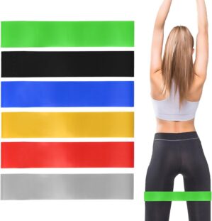 Fitnessbänder-Set mit 6 Krafttrain...