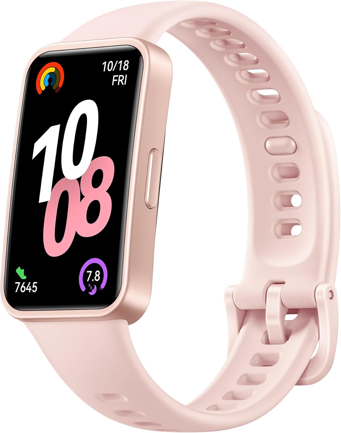 HUAWEI Band 10 Smartwatch, Fitness-Tracker, Rose | Das Tracking rund um die Uhr ermöglicht eine genaue Schlafanalyse und HRV-Messung. Perfekt für Fitnessbegeisterte zur täglichen Erholung.