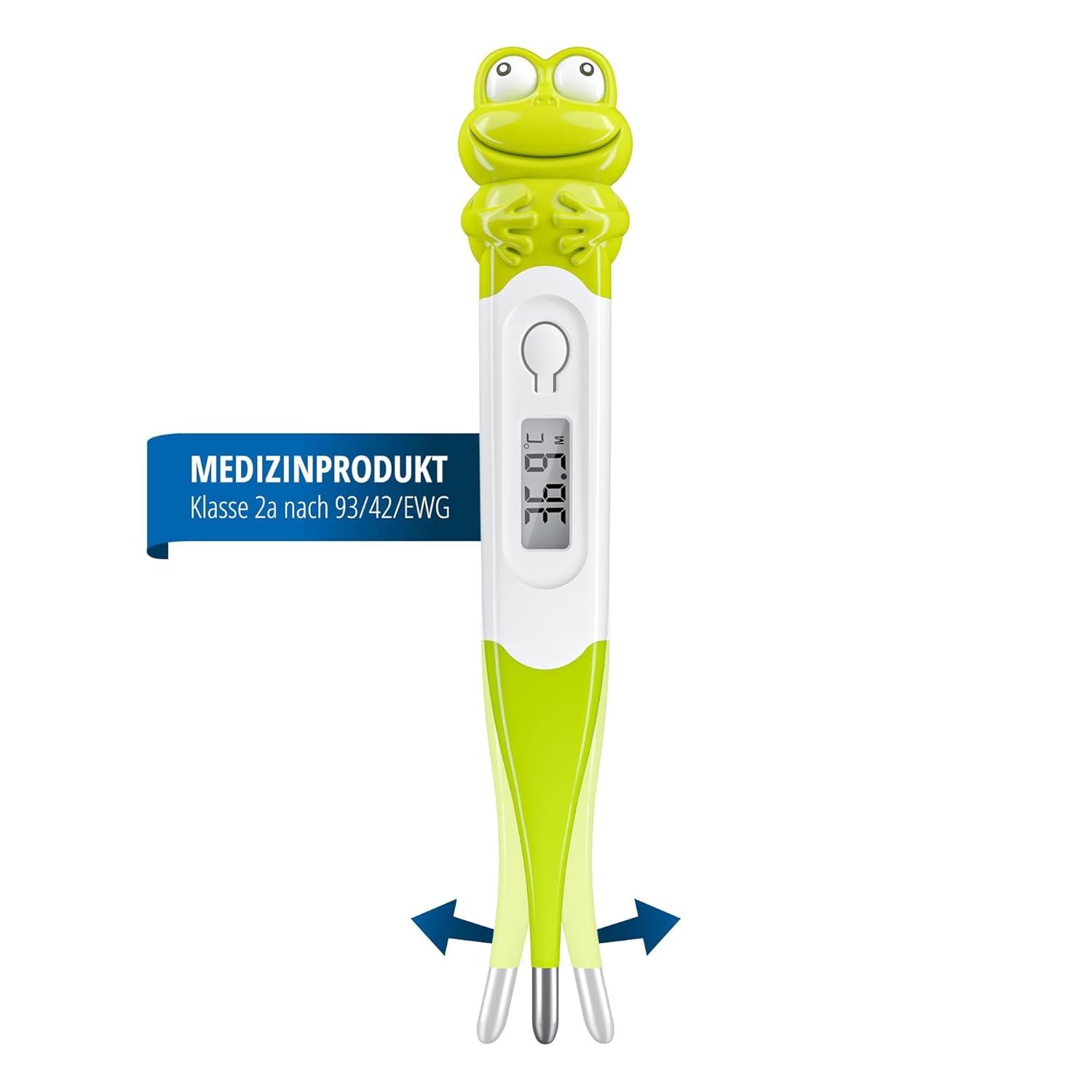 Weinberger Digitales Fieberthermometer mit flexibler Spitze Baby & Kinder | Fieberthermometer zur rektalen und oralen Anwendung | Fieberalarm, wasserdicht, Speicherfunktion – Bild 6