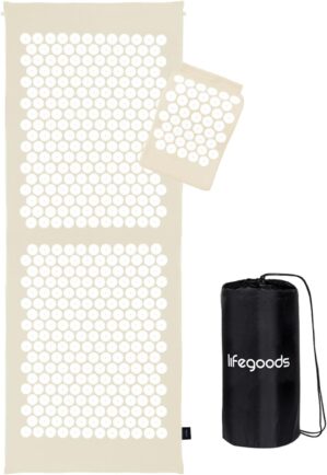 LifeGoods XL Akupressurmatte mit Ki...