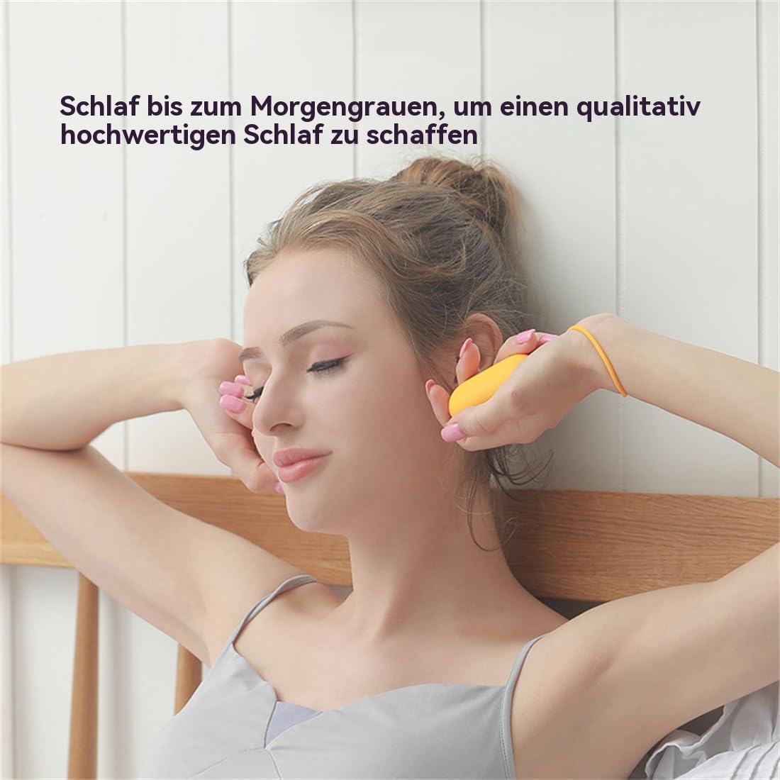 Handgerät zum Stressabbau mit sanften Mikrostromimpulsen – beruhigt in 30 Sekunden, fördert ruhigen Schlaf – tragbares wiederaufladbares Akupressur-Handgerät – Bild 6