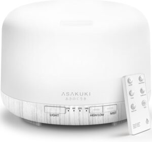 ASAKUKI Aromadiffusor 500 ml, Ultra...