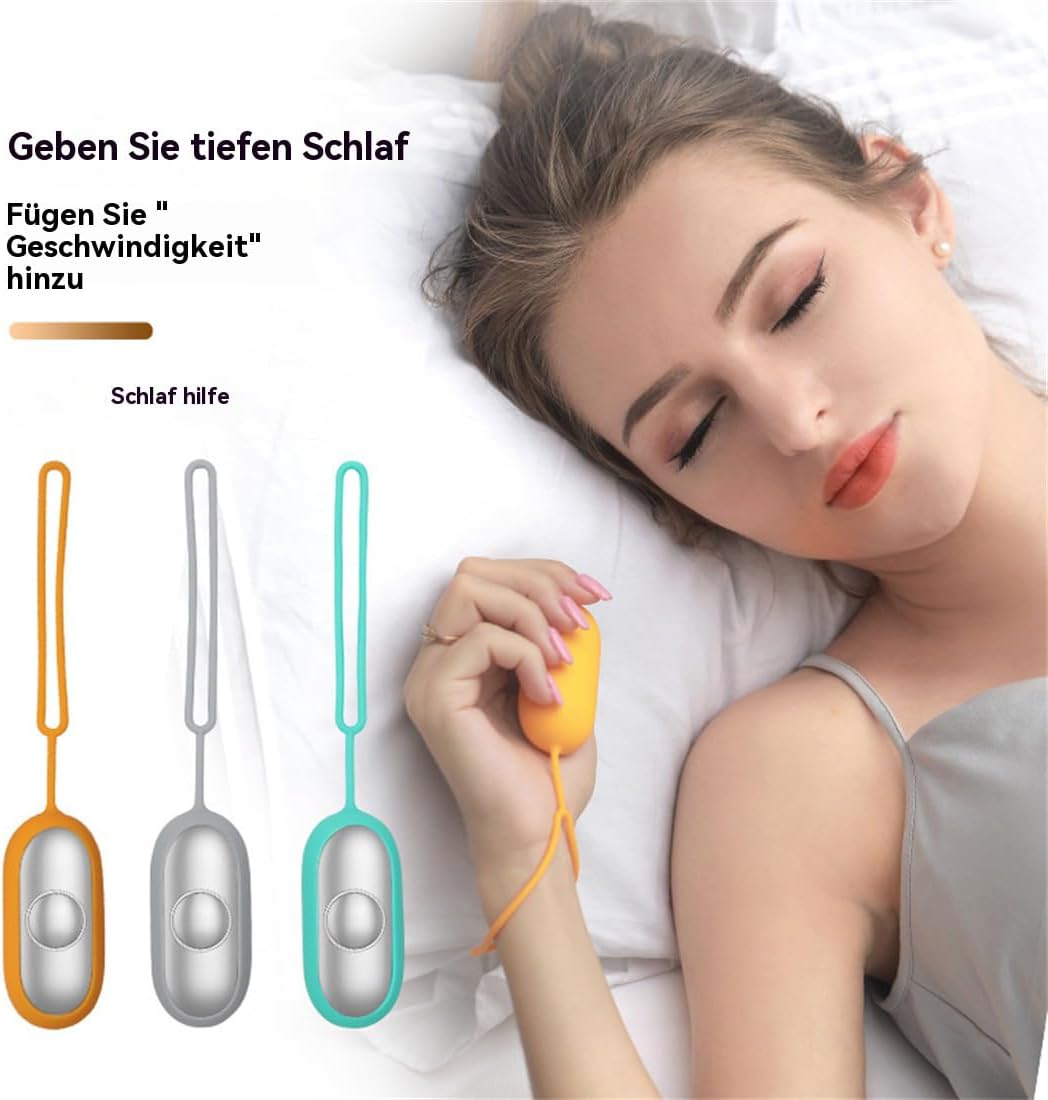 Handgerät zum Stressabbau mit sanften Mikrostromimpulsen – beruhigt in 30 Sekunden, fördert ruhigen Schlaf – tragbares wiederaufladbares Akupressur-Handgerät – Bild 2