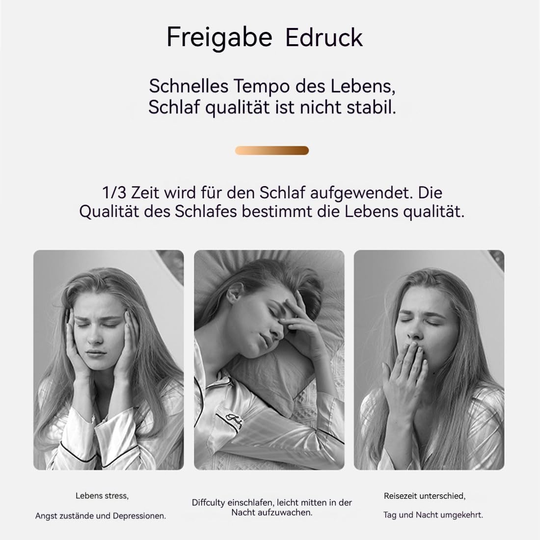 Handgerät zum Stressabbau mit sanften Mikrostromimpulsen – beruhigt in 30 Sekunden, fördert ruhigen Schlaf – tragbares wiederaufladbares Akupressur-Handgerät – Bild 7