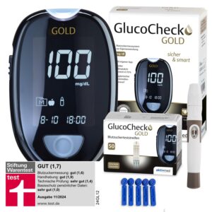 GlucoCheck Gold Blutzuckermessgerä...