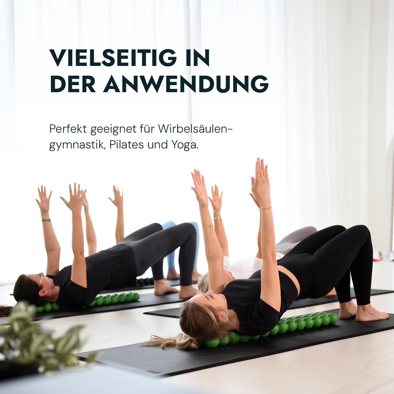 Spinefitter von Sissel Red | Massagegerät für Rücken & Gleichgewicht | Rückentrainer löst Verspannungen und Blockaden | Ideal für Pilates und Yoga | Zur Entspannung der Wirbelsäule | Für Zuhause und Praxis – Bild 7