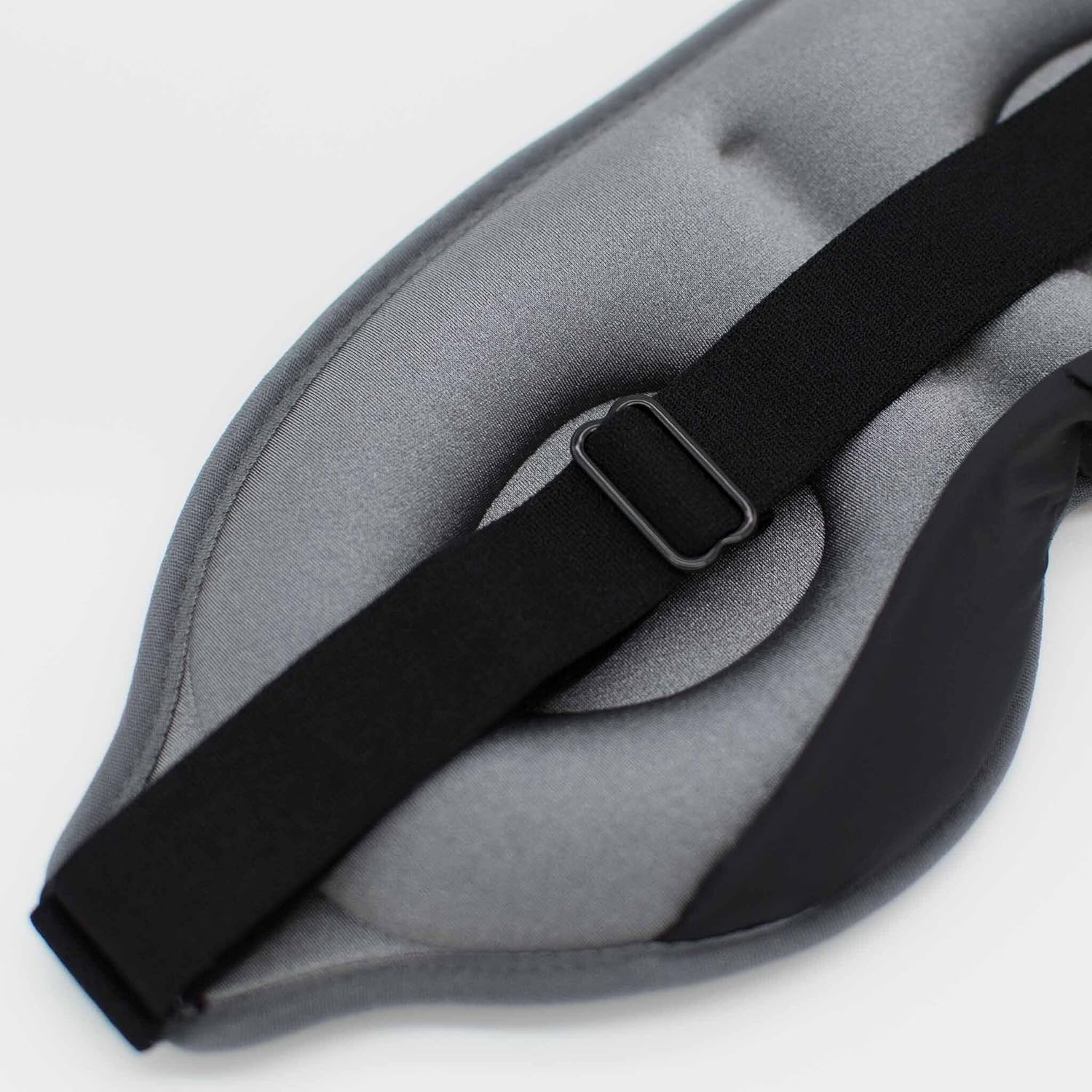 3D-Deluxe-Schlafmaske für Damen und Herren, Seitenschläfer-Augenmaske mit tiefen Augenhöhlen für Wimpern, Augenbinde 100 % dunkel zum Schlafen, bequeme Schlafmaske für Reisen, Grau – Bild 6