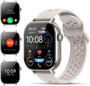 Smartwatch Damen Herren, 2.06“...