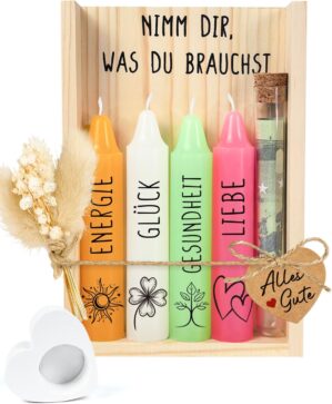 Geschenke für Frauen, Kerzenset mi...