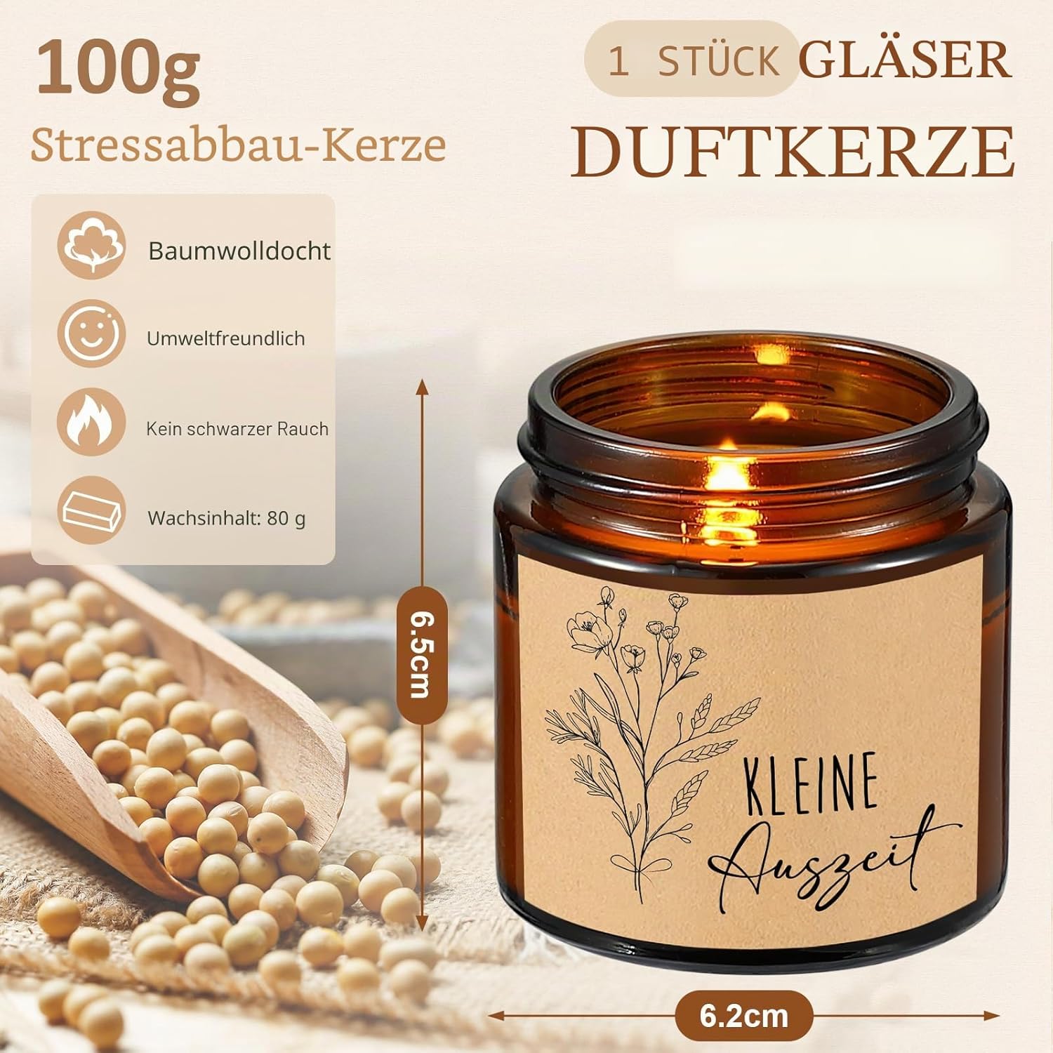 BBTO Kleiner Auszeit-Geschenkkorb, Wellness-Geschenkset für Frauen, Entspannungsrituale, Geschenkset für Sie, Muttertag, 18, 40, 50, 60, 70. Geburtstag, Geschenk für beste Freundin, Tante, Schwester, Mama, Oma – Bild 4