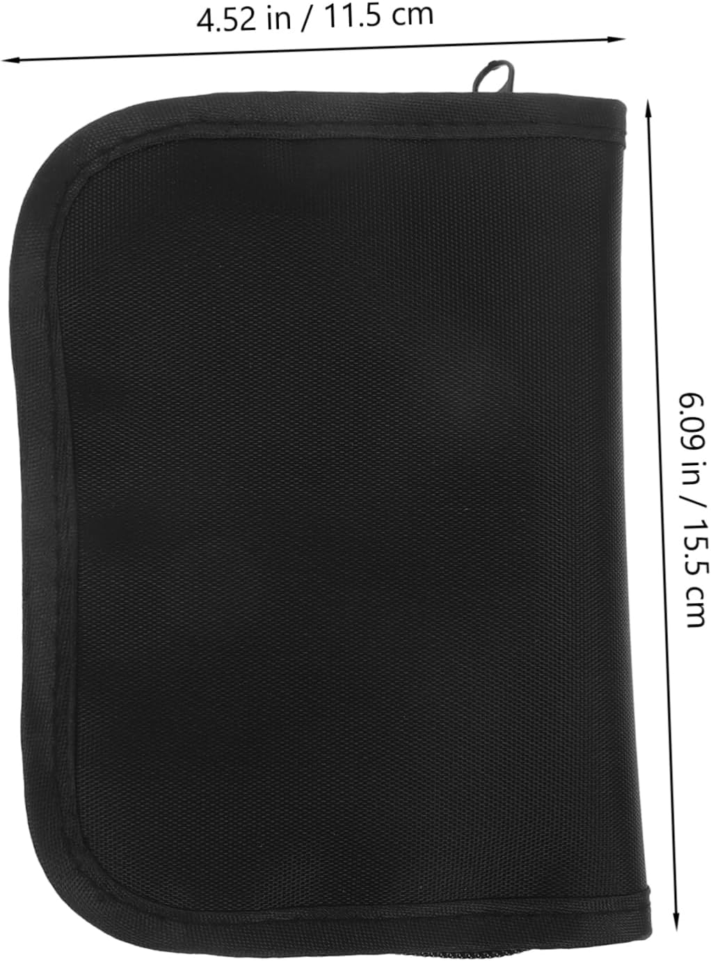 FRCOLOR Tragbare Blutzuckermessgerät-Tasche für Diabetikerbedarf mit stoßfestem Polyester-Organizer, kompakte Diabetes-Reisetasche 6,1 x 4,5 x 1,4 Zoll für die medizinische Versorgung unterwegs – Bild 2