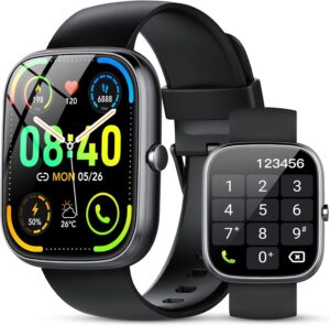 Damen-Smartwatch, Schwarz, Modern
