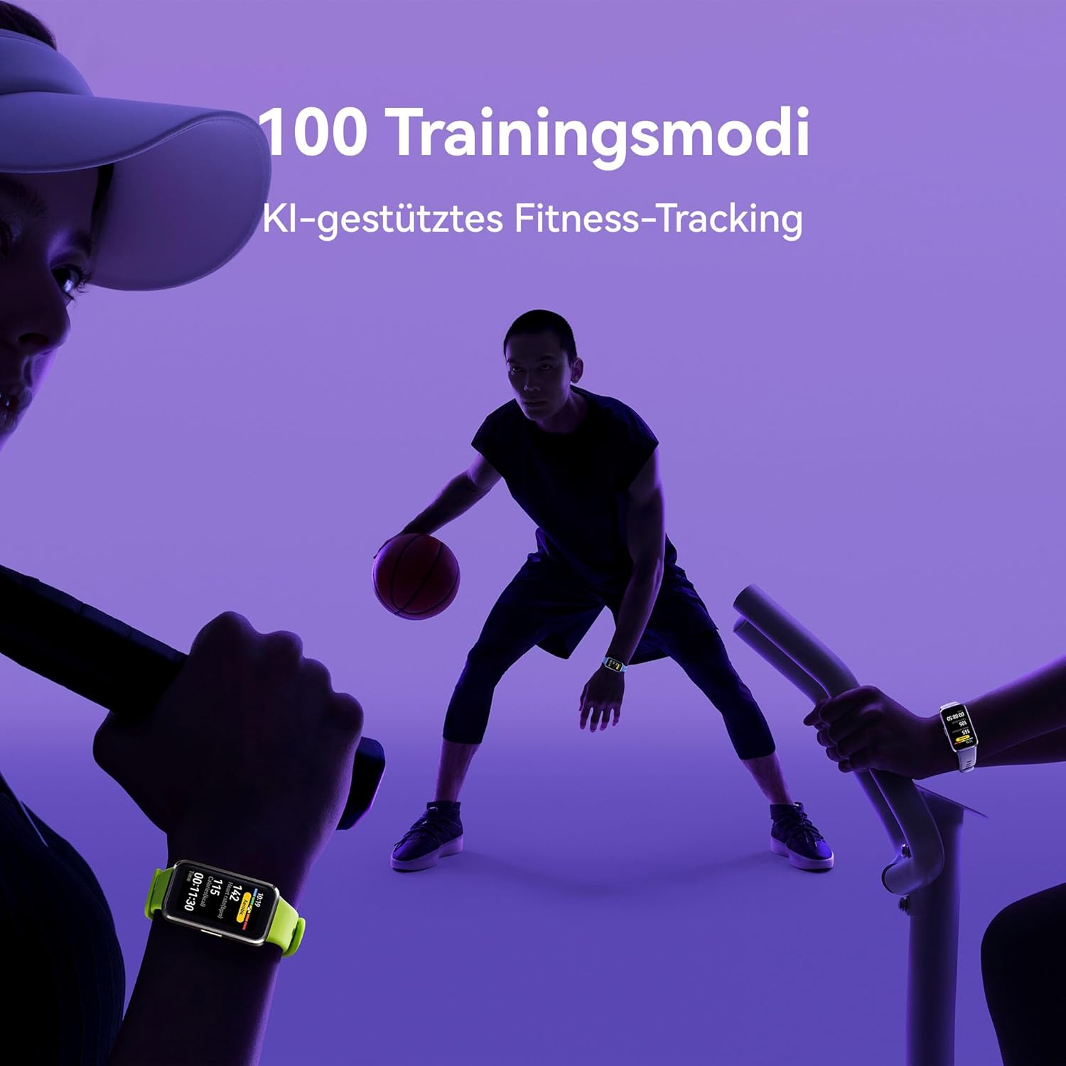 HUAWEI Band 10 Smartwatch, Fitness-Tracker, Rose | Das Tracking rund um die Uhr ermöglicht eine genaue Schlafanalyse und HRV-Messung. Perfekt für Fitnessbegeisterte zur täglichen Erholung. – Bild 4