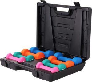 Gorilla Sports® Hantelset Vinyl 1-...