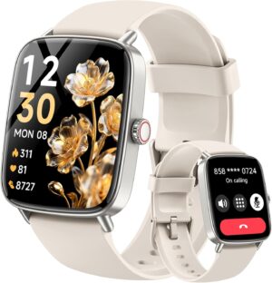 Gydom Damen Smartwatch mit Telefonf...