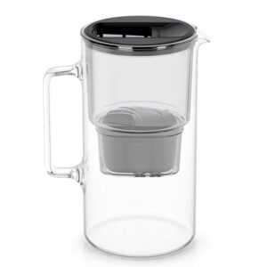 Wessper Wasserfilterkanne aus Glas,...