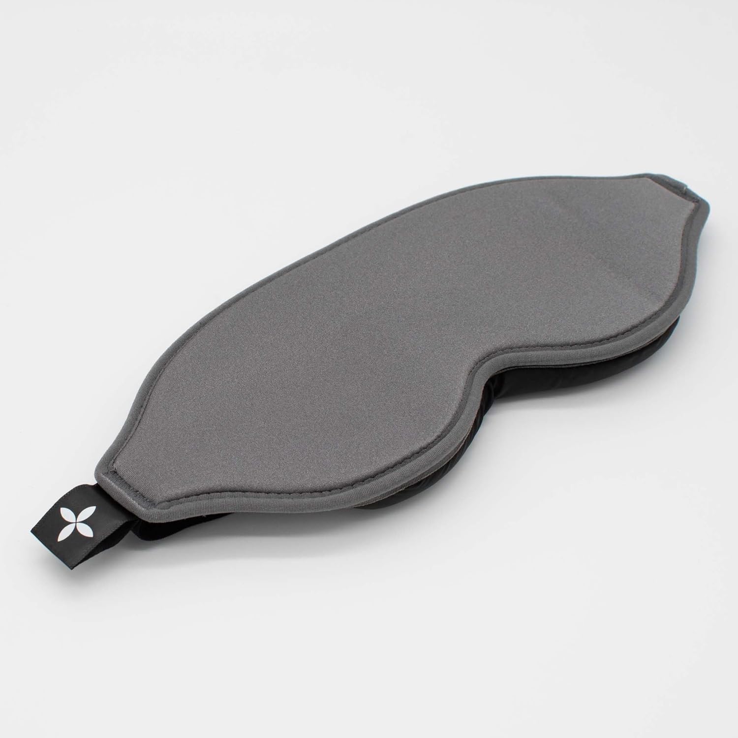 3D-Deluxe-Schlafmaske für Damen und Herren, Seitenschläfer-Augenmaske mit tiefen Augenhöhlen für Wimpern, Augenbinde 100 % dunkel zum Schlafen, bequeme Schlafmaske für Reisen, Grau