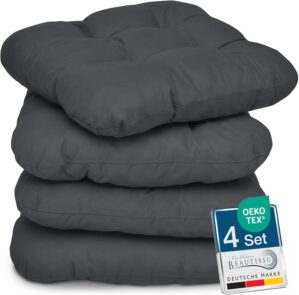Beautissu 4er Set Stuhlkissen 40 x ...