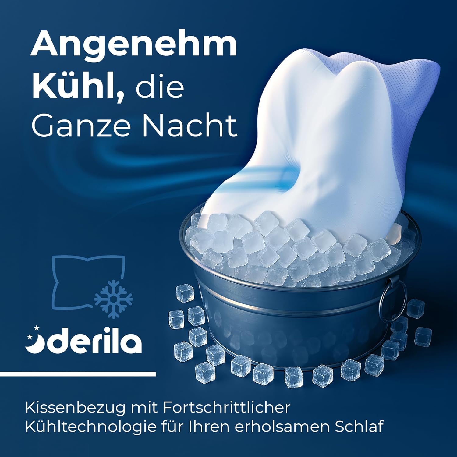 Derila Ergo-Kissen, Memory-Schaum-Nackenkissen, Seitenschläferkissen & Schmetterlingskissen für Seiten-, Rücken- und Bauchschläfer (1 Stück) – Bild 7