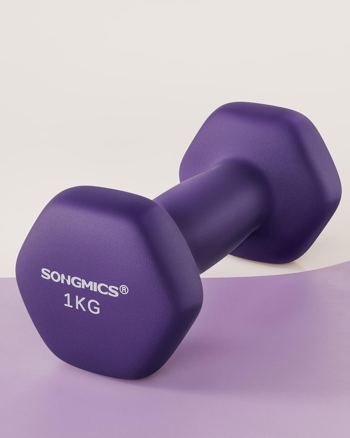 SONGMICS 2er-Pack Sechseckhanteln mit Neoprenbeschichtung für Krafttraining, Fitness, Zuhause – Bild 2
