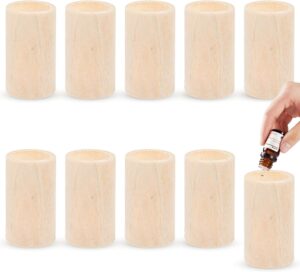 AKONE 10 Stück Mini-Holzdiffusor f...