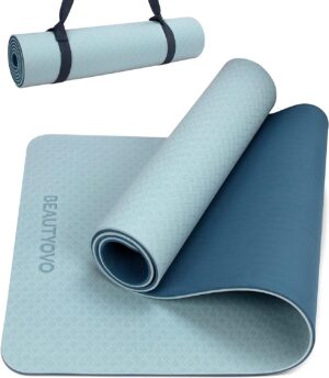 Yogamatte Rutschfest mit Tragegurt,...