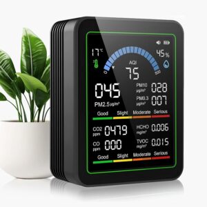 10-in-1-Luftqualitätsmonitor mit F...