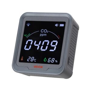 VEVOR WiFi CO2-Detektor, CO2-Monito...
