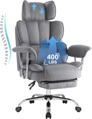 IWMH Ergonomischer Bürostuhl mit F...