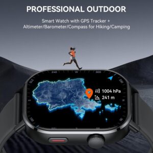Militär Smartwatch Herren mit GPS,...
