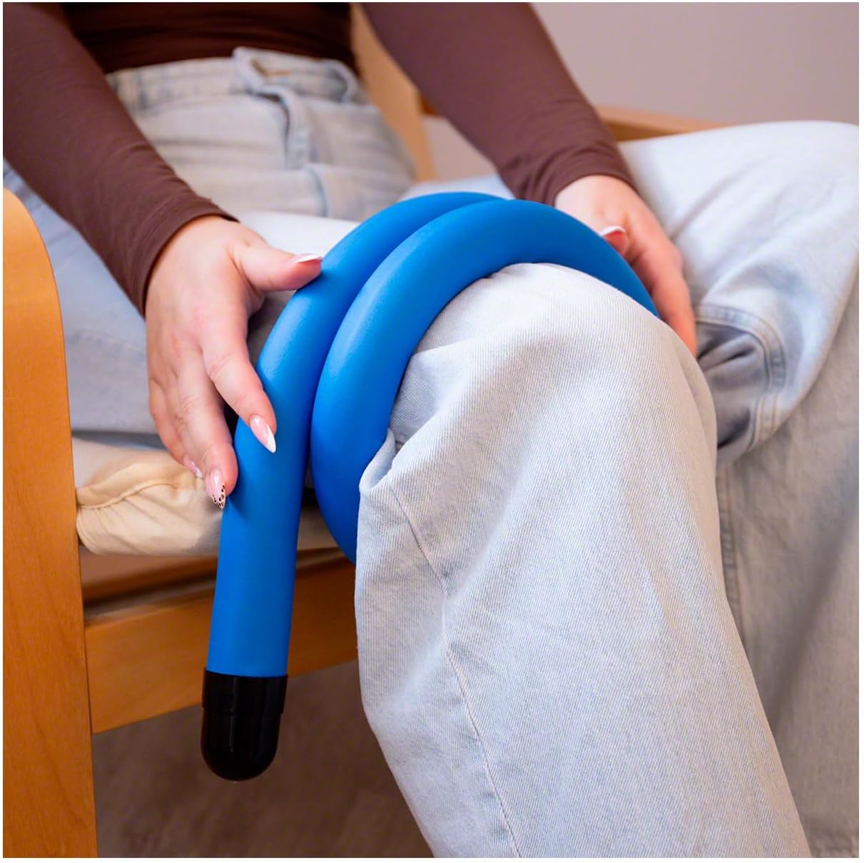 Sport-Tec Vibra Massage Tube, Vibrationsmassagegerät zur Selbstmassage, Wellness-Massagegerät für Nacken, Schultern & Rücken, 115 cm, Entspannungsgerät, kabellos – Bild 8
