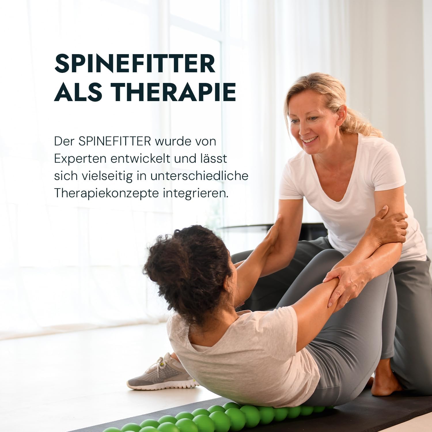 Spinefitter von Sissel Red | Massagegerät für Rücken & Gleichgewicht | Rückentrainer löst Verspannungen und Blockaden | Ideal für Pilates und Yoga | Zur Entspannung der Wirbelsäule | Für Zuhause und Praxis – Bild 6