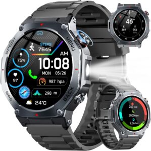Smartwatch Herren GPS 2026 Militär...