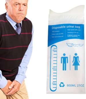 Urinbeutel, 800 ml, Unisex, tragbar...