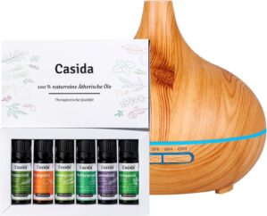 Aromadiffusor im Holzdesign mit Top...