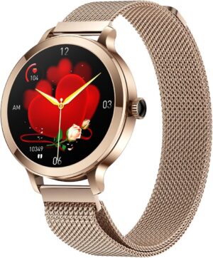 Smartwatch für Damen mit Bluetooth...