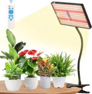 MICCYE Pflanzenlampe LED UV-IR Voll...