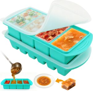 Set mit 2 Silikon-Gefrierformen mit...