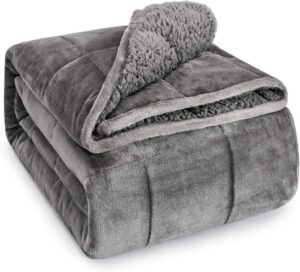 Sivio Gewichtsdecke 9 kg Grau 150 x...