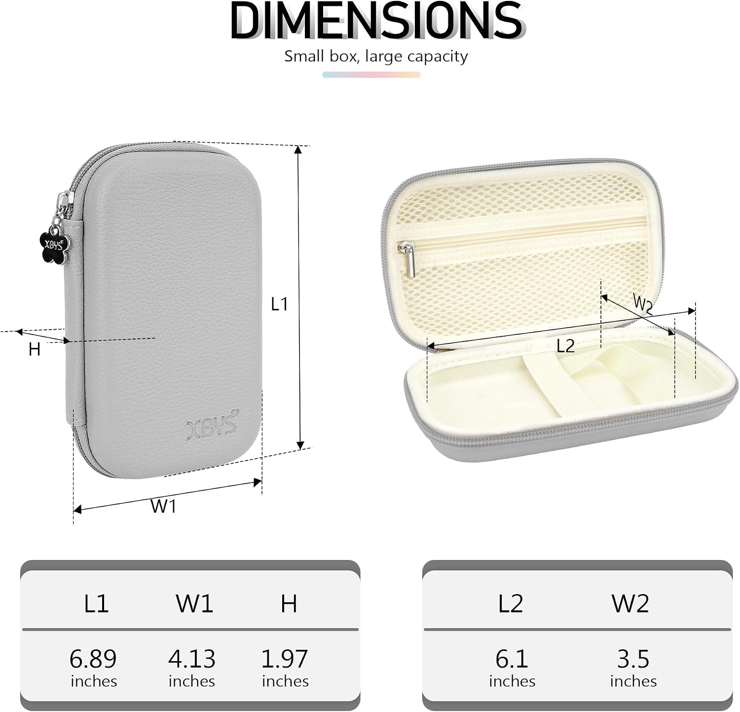 Diabetes-Versorgungskoffer, Blutzuckermessgerät-Tasche, tragbare Box zur Aufbewahrung von Teststreifen, Blutentnahmenadeln und anderen Gegenständen, Reisetasche für Glukosemessgerät, grau, M, einfach – Bild 2