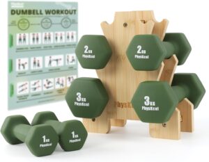 PhysKcal 6er- Hanteln Set mit Bambu...