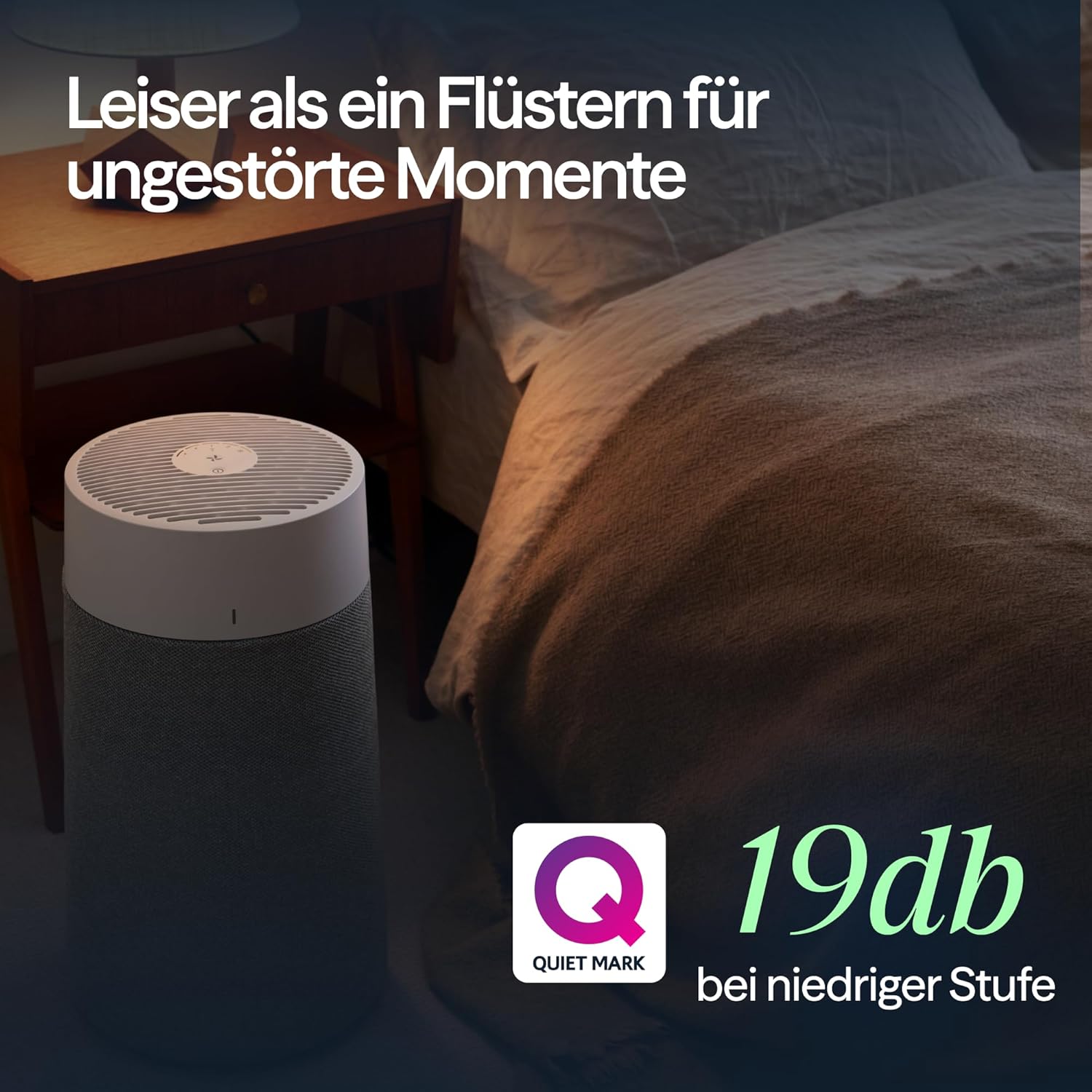BLUEAIR Luftreiniger für Räume bis 43 m² – Smart, leise, HEPA Silent-Technologie, ideal für Zuhause, Schlafzimmer, Kinderzimmer, gegen Staub, Allergene, Rauch, Schimmel, Tierhaare – Blue Pure 511i max – Bild 6