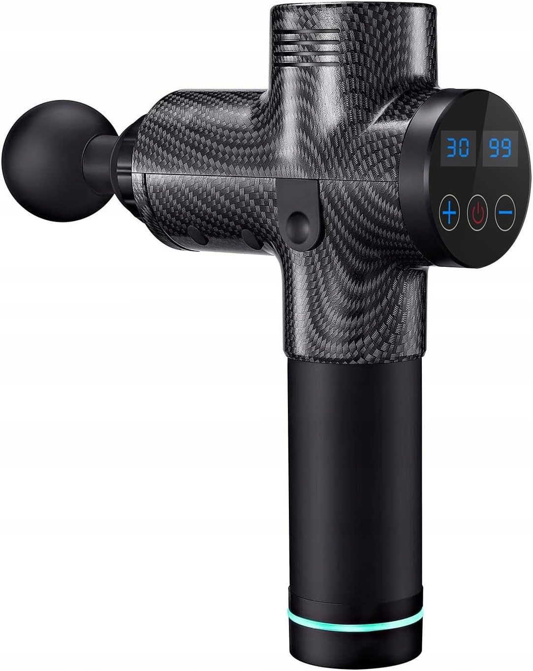 LTC Profi-Massagepistole mit 10 Aufsätzen – 30 Geschwindigkeitsstufen – Massagegerät für Nacken, Rücken, Schultern & Muskeln – LCD-Display – Kabellos & leise – Massagepistole – Koffer – Schwarz – Bild 2