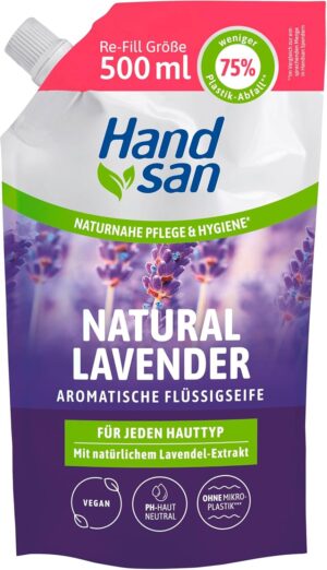 Hand san Flüssigseife Natur Lavend...